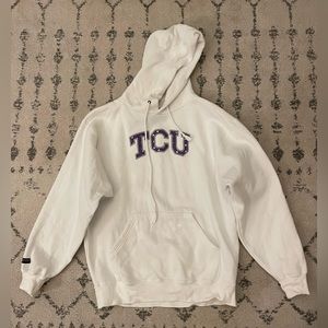White TCU Jansport Hoodie